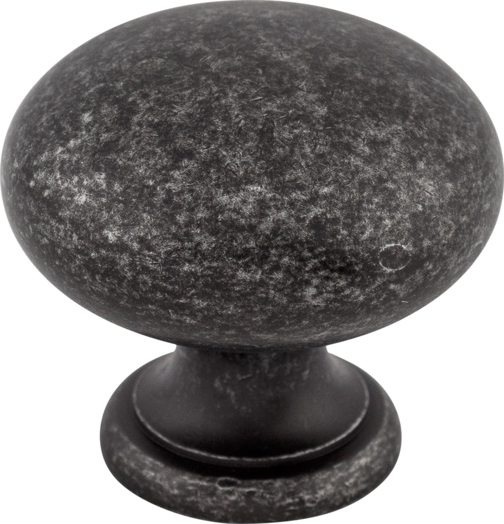 Top Knobs Mushroom Series 1-1/4"L Knob, Black Iron