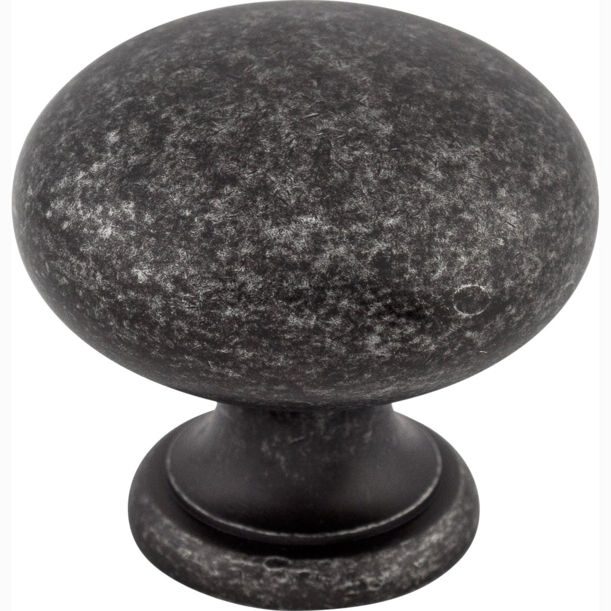 Top Knobs Mushroom Series 1-1/4"L Knob, Black Iron
