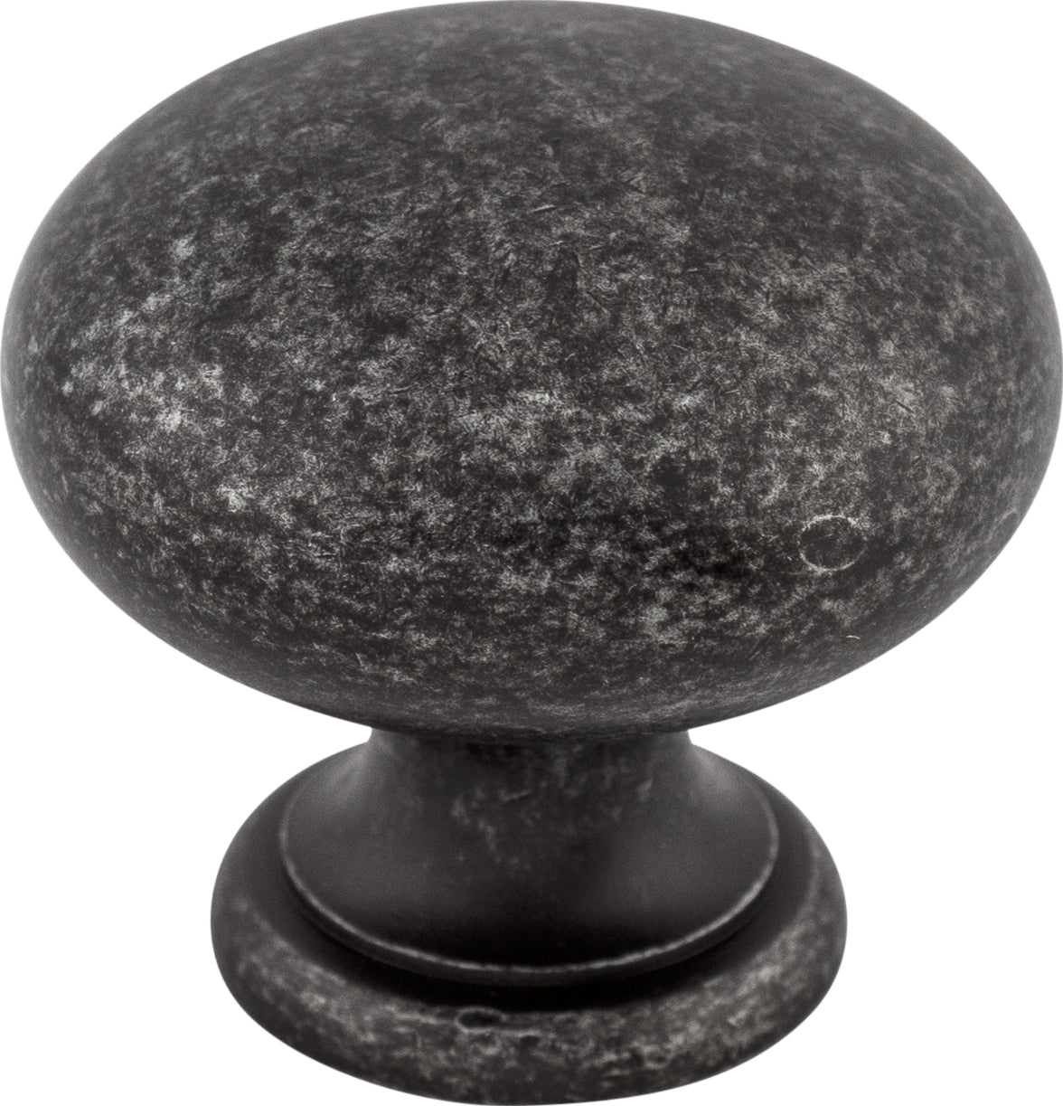 Top Knobs Mushroom Series 1-1/4"L Knob, Black Iron