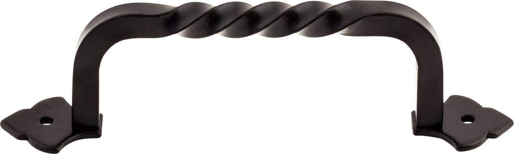 Top Knobs Norman Crest Series 4-3/4"(121mm) CC Pull, Patina Black