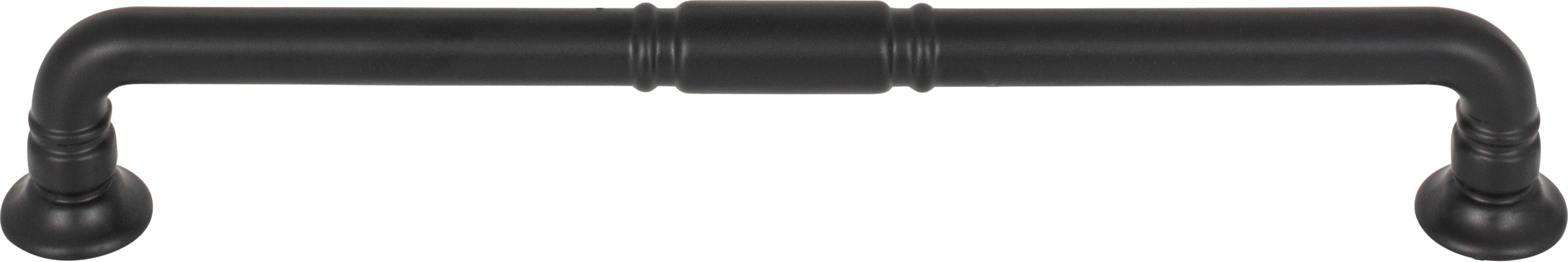 Top Knobs Kent Series 7-9/16"(192mm) CC Pull, Flat Black