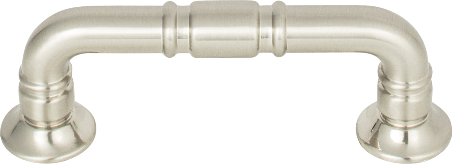 Top Knobs Kent Series 3"(76mm) CC Pull, Brushed Satin Nickel