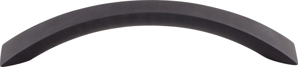 Top Knobs Crescent Flair Series 5-1/16"(128mm) CC Pull, Flat Black