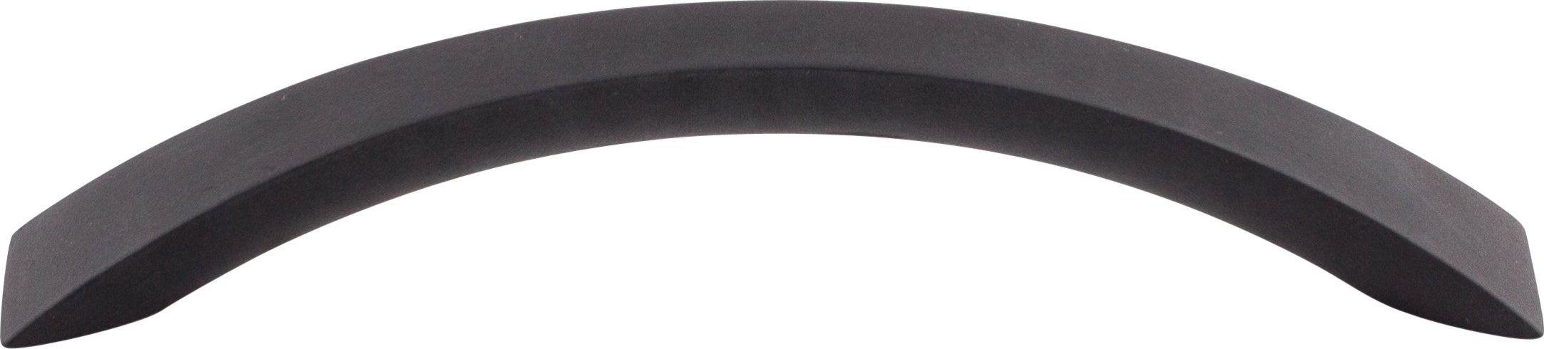 Top Knobs Crescent Flair Series 5-1/16"(128mm) CC Pull, Flat Black