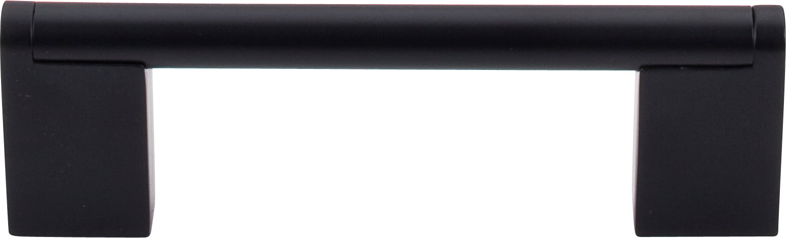 Top Knobs Princetonian Series 3-3/4"(95mm) CC Bar Pull, Flat Black