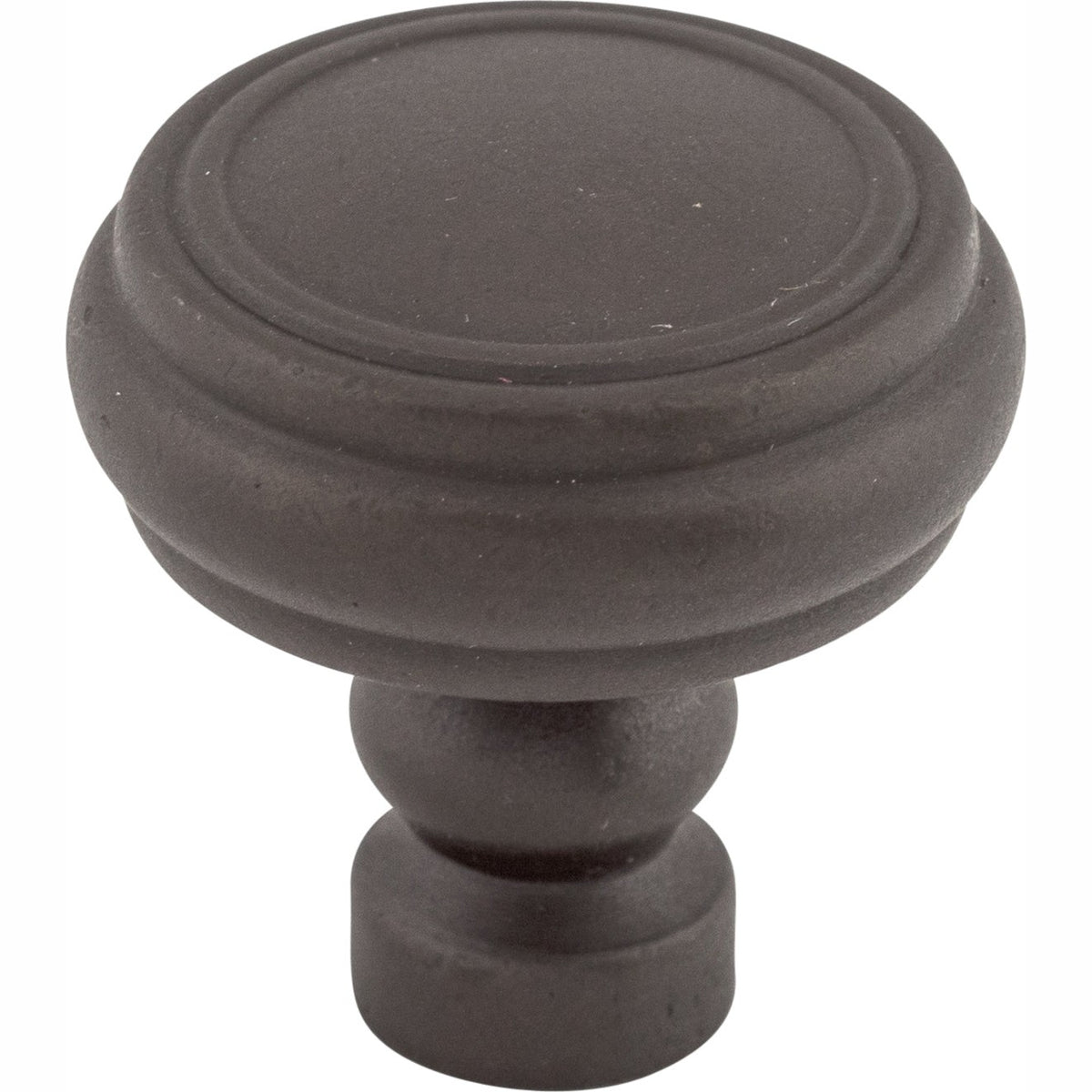 Top Knobs Brixton Series 1-1/4"L Rimmed Knob, Sable