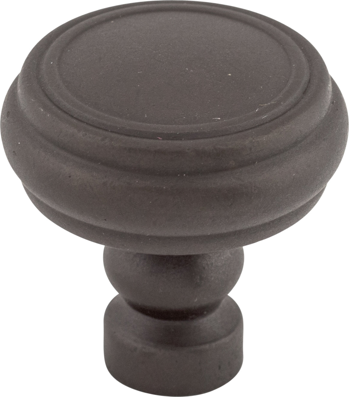 Top Knobs Brixton Series 1-1/4"L Rimmed Knob, Sable