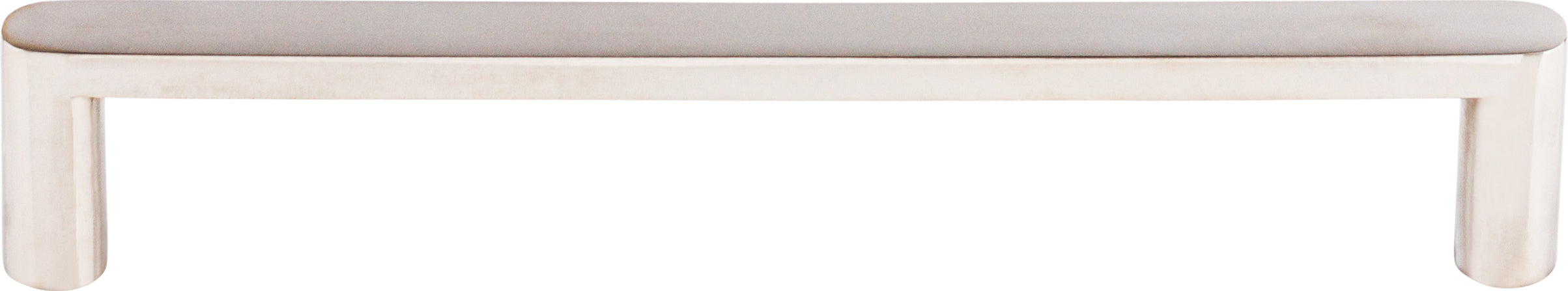 Top Knobs Latham Series 6-5/16"(160mm) CC Pull, Polished Stainless Steel