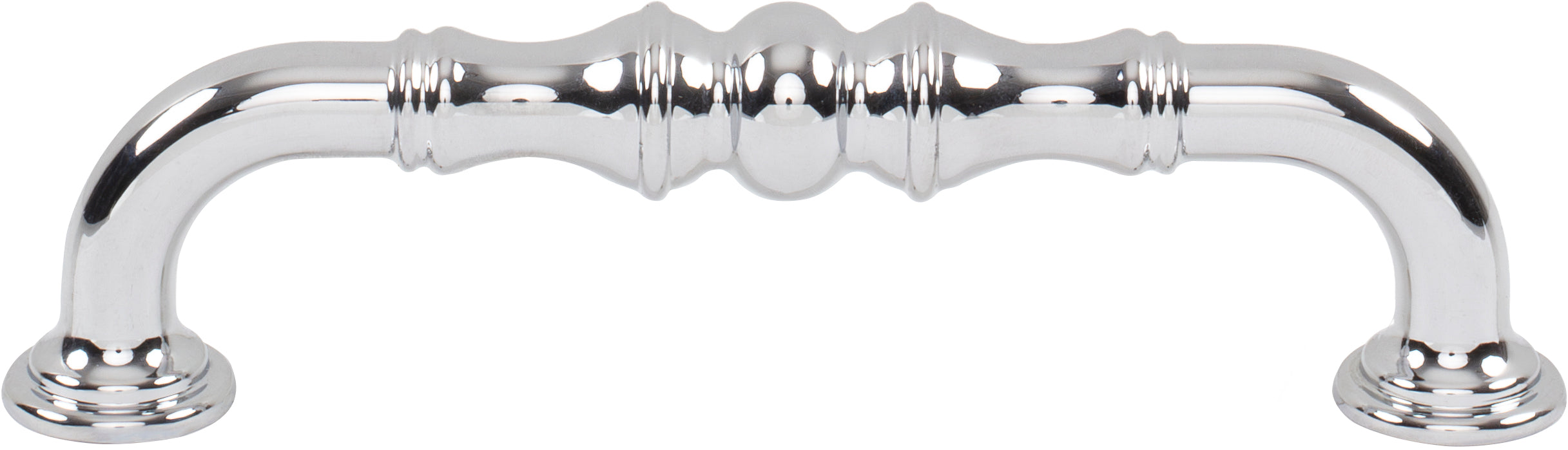 Top Knobs Bayridge Series 5-1/16"(128mm) CC Pull, Polished Chrome