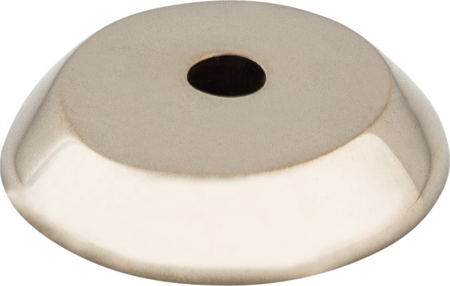 Top Knobs Aspen II Backplate Series 7/8"L Round, Polished Nickel