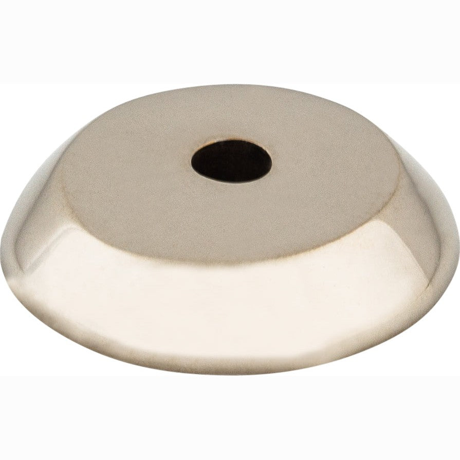Top Knobs Aspen II Backplate Series 7/8"L Round, Polished Nickel