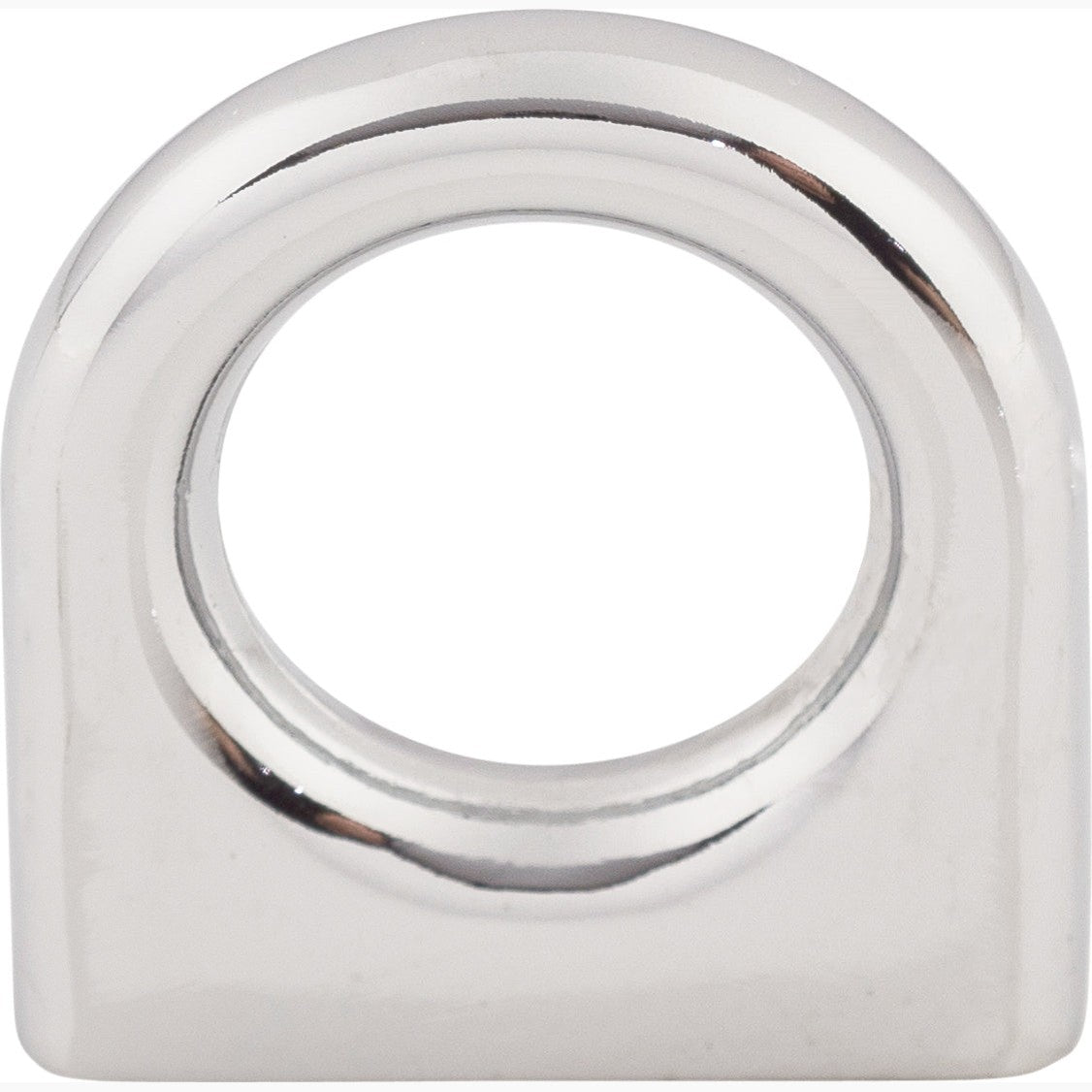 Top Knobs Ring Pull Series 1-3/16"L Pull, Polished Chrome