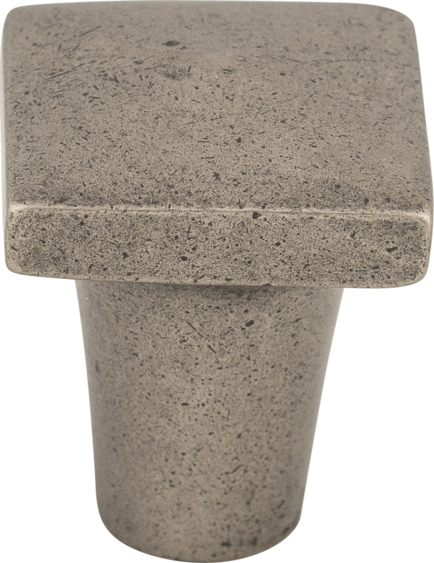 Top Knobs Aspen Square Series 7/8"L Knob, Silicon Bronze Light