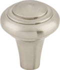 Top Knobs Aspen II Peak Series 1"L Knob, Brushed Satin Nickel