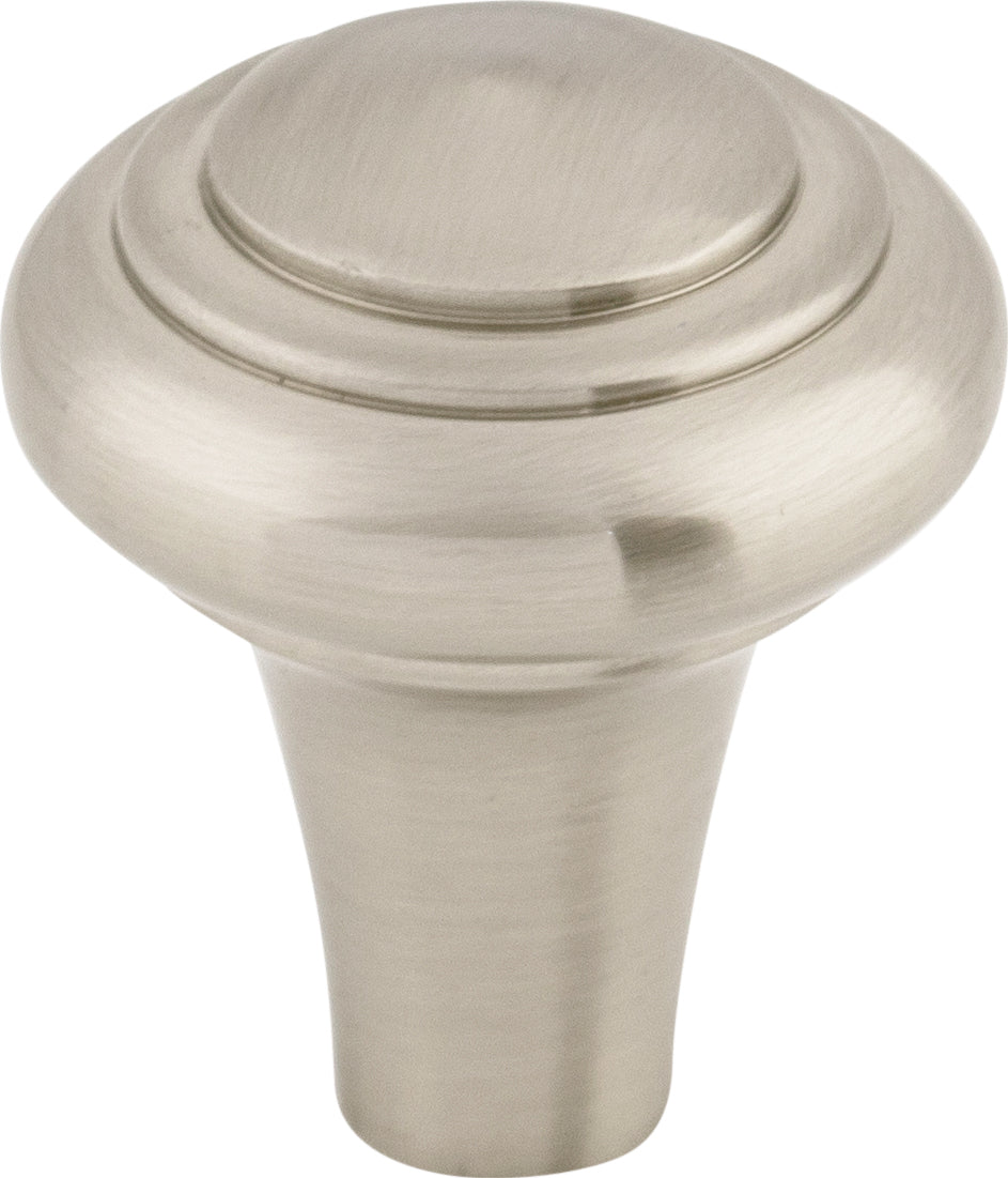 Top Knobs Aspen II Peak Series 1"L Knob, Brushed Satin Nickel