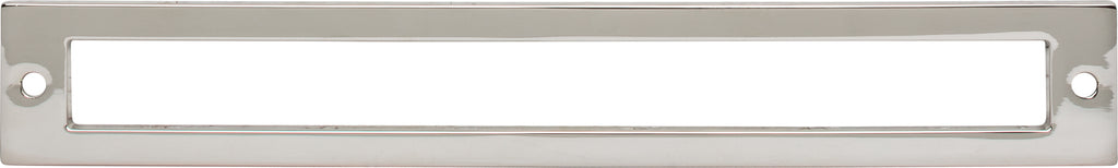 Top Knobs Hollin Series 7-9/16"(192mm) CC Backplate, Polished Nickel