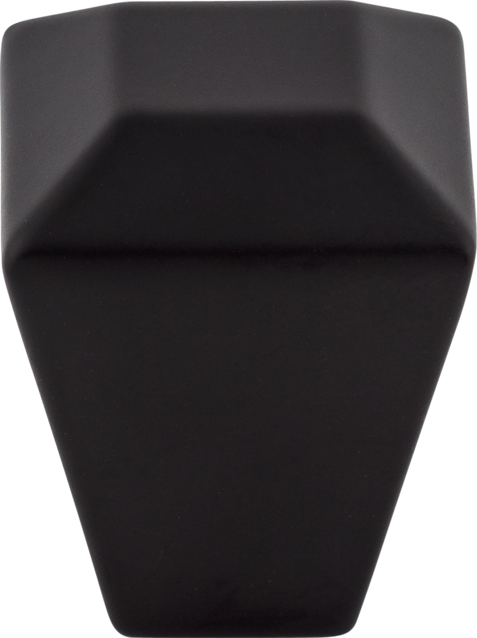 Top Knobs Juliet Series 1"L Knob, Flat Black