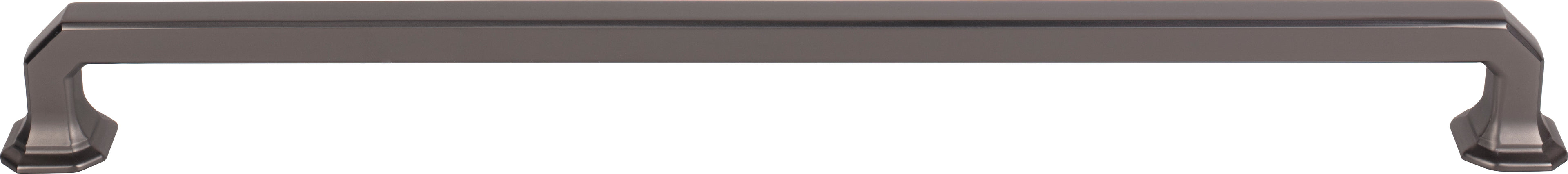 Top Knobs Emerald Series 12"(304mm) CC Pull, Ash Gray