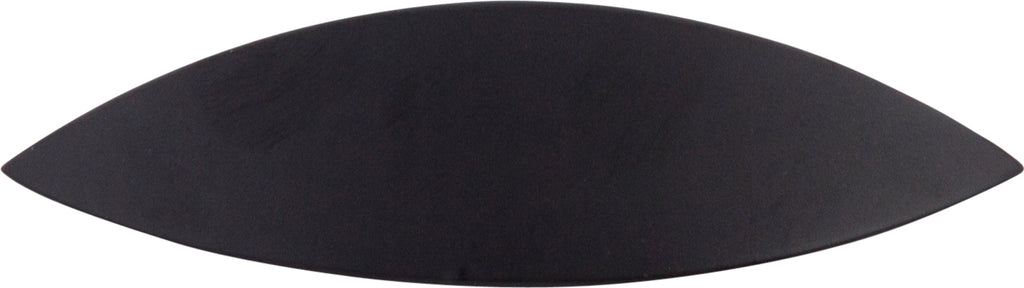 Top Knobs Eyebrow Series 2-1/2"(64mm) CC Cup Pull, Flat Black
