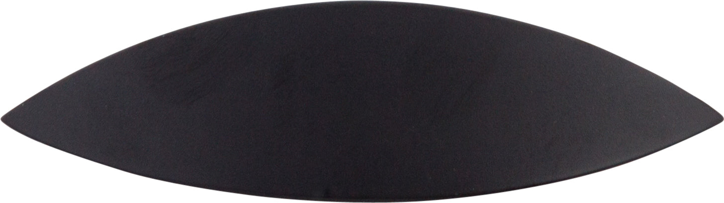 Top Knobs Eyebrow Series 2-1/2"(64mm) CC Cup Pull, Flat Black