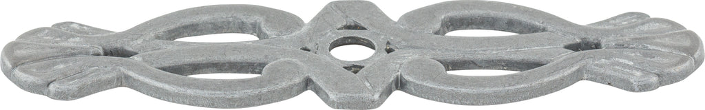 Top Knobs Newton Series 3-3/16"L Backplate, Pewter Light