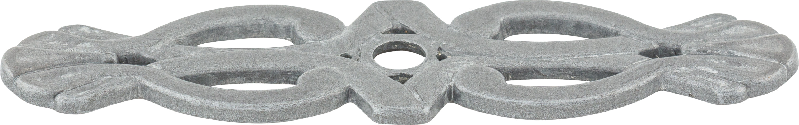 Top Knobs Newton Series 3-3/16"L Backplate, Pewter Light