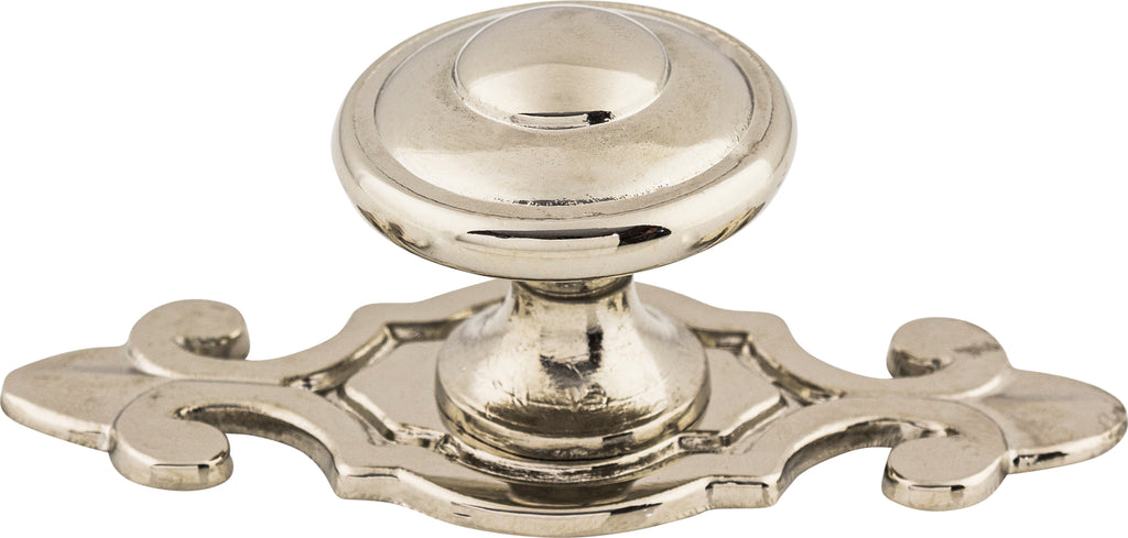 Top Knobs Canterbury Series 1-1/4"L Knob, Polished Nickel