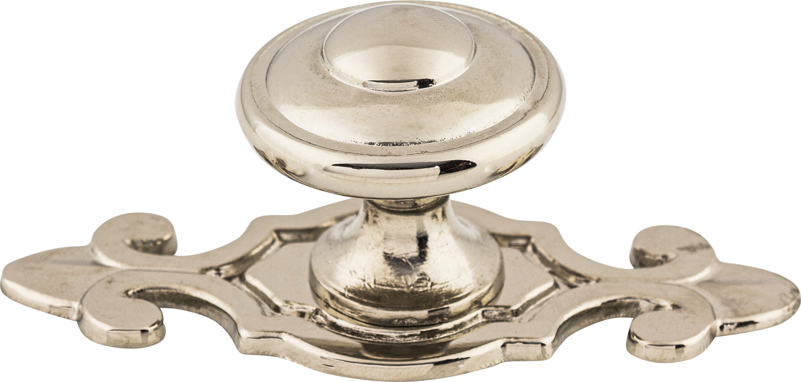 Top Knobs Canterbury Series 1-1/4"L Knob, Polished Nickel