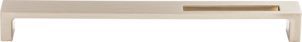 Top Knobs Modern Metro Series 9"(229mm) CC Slot Pull, Brushed Satin Nickel