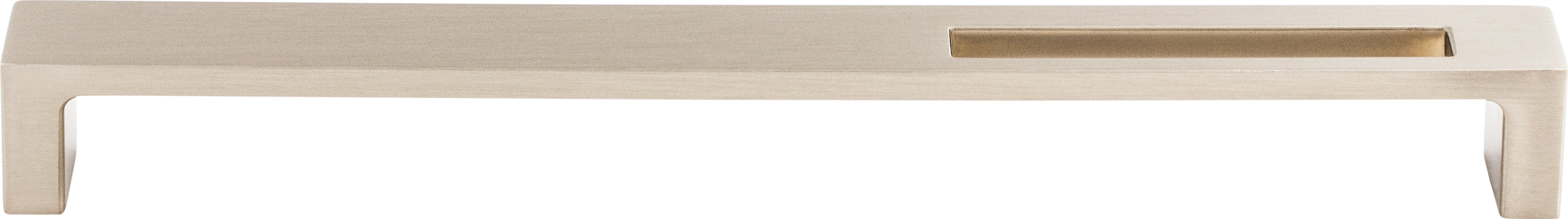 Top Knobs Modern Metro Series 9"(229mm) CC Slot Pull, Brushed Satin Nickel