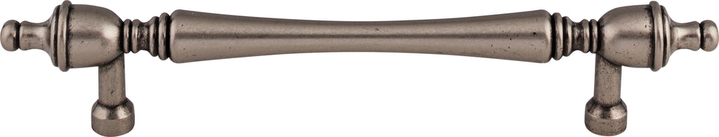 Top Knobs Somerset Finial Series 7"(178mm) CC Pull, Pewter Antique