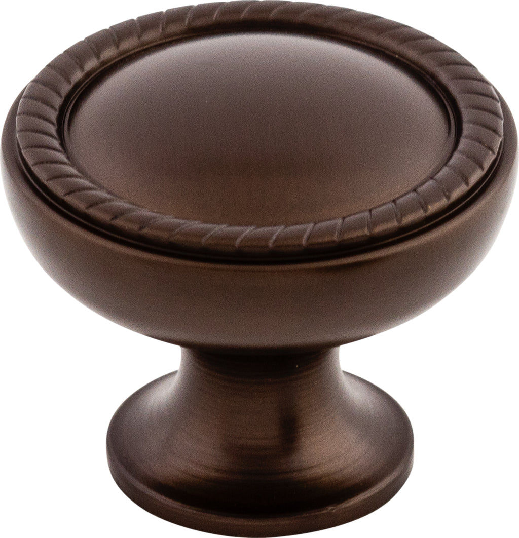 Top Knobs Emboss Series 1-1/4"L Knob, Oil Rubbed Bronze