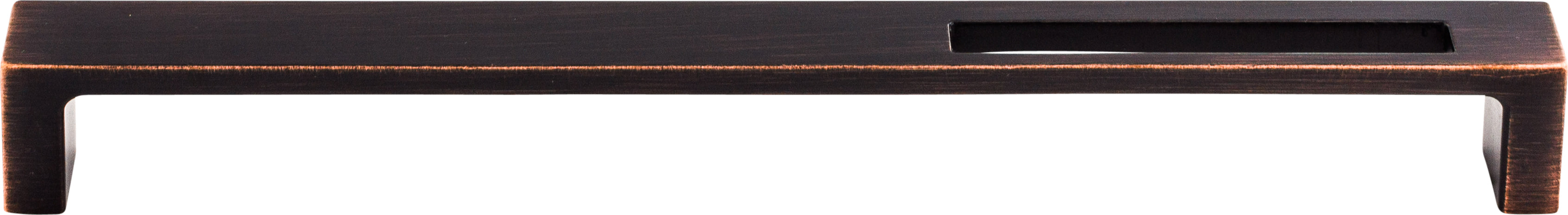 Top Knobs Modern Metro Series 9"(229mm) CC Slot Pull, Tuscan Bronze