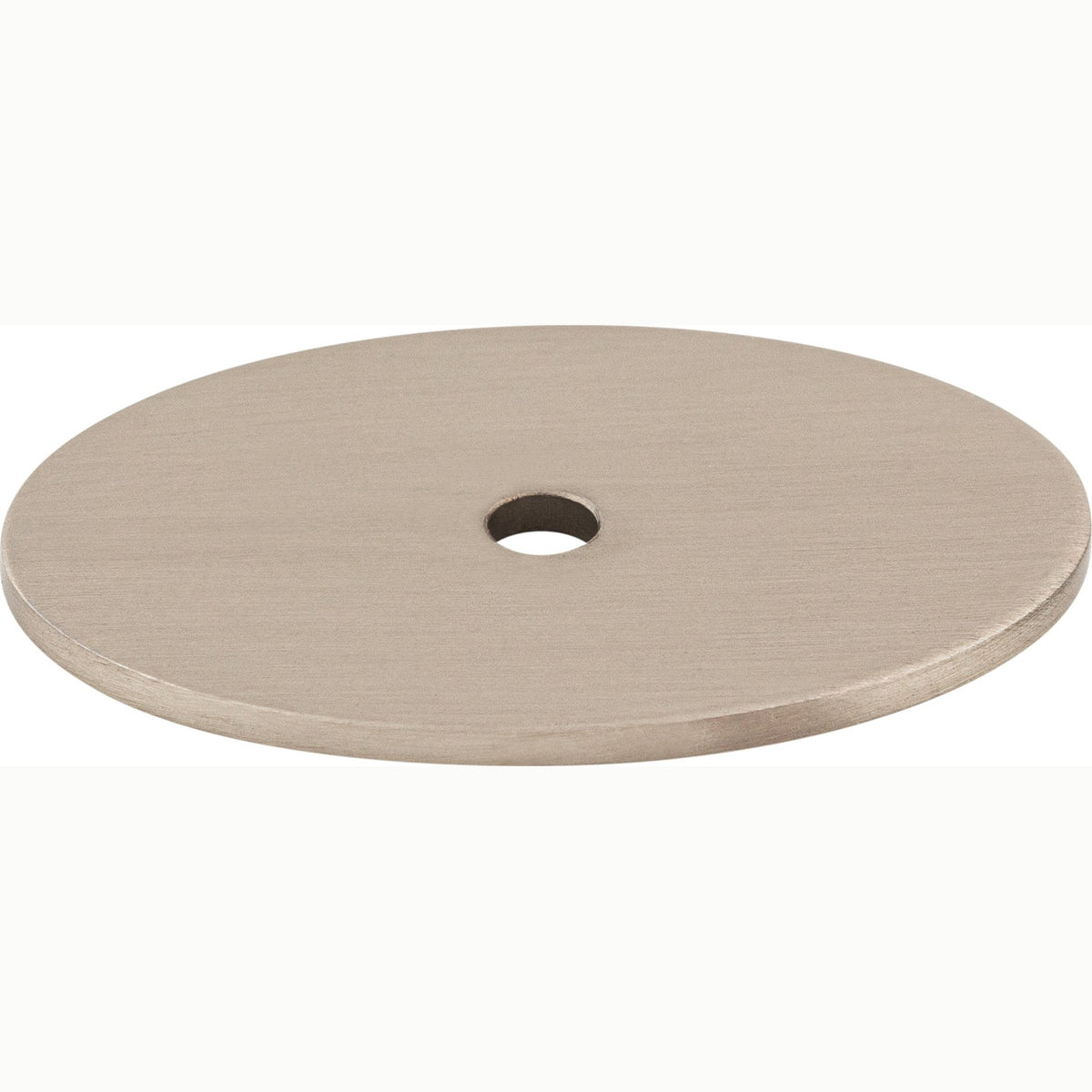 Top Knobs Oval Series 1-3/4"L Backplate, Brushed Satin Nickel