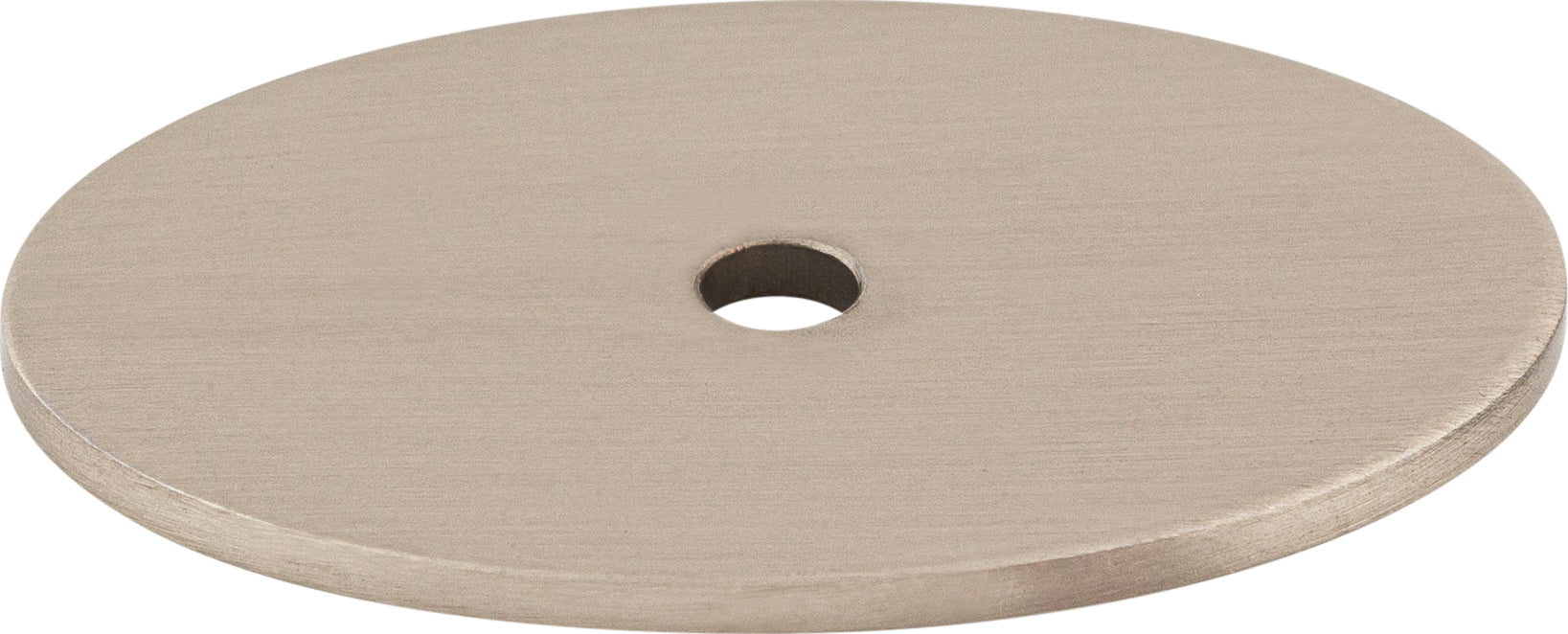 Top Knobs Oval Series 1-3/4"L Backplate, Brushed Satin Nickel