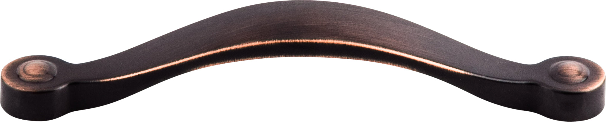 Top Knobs Saddle Series 5-1/16"(128mm) CC Pull, Tuscan Bronze
