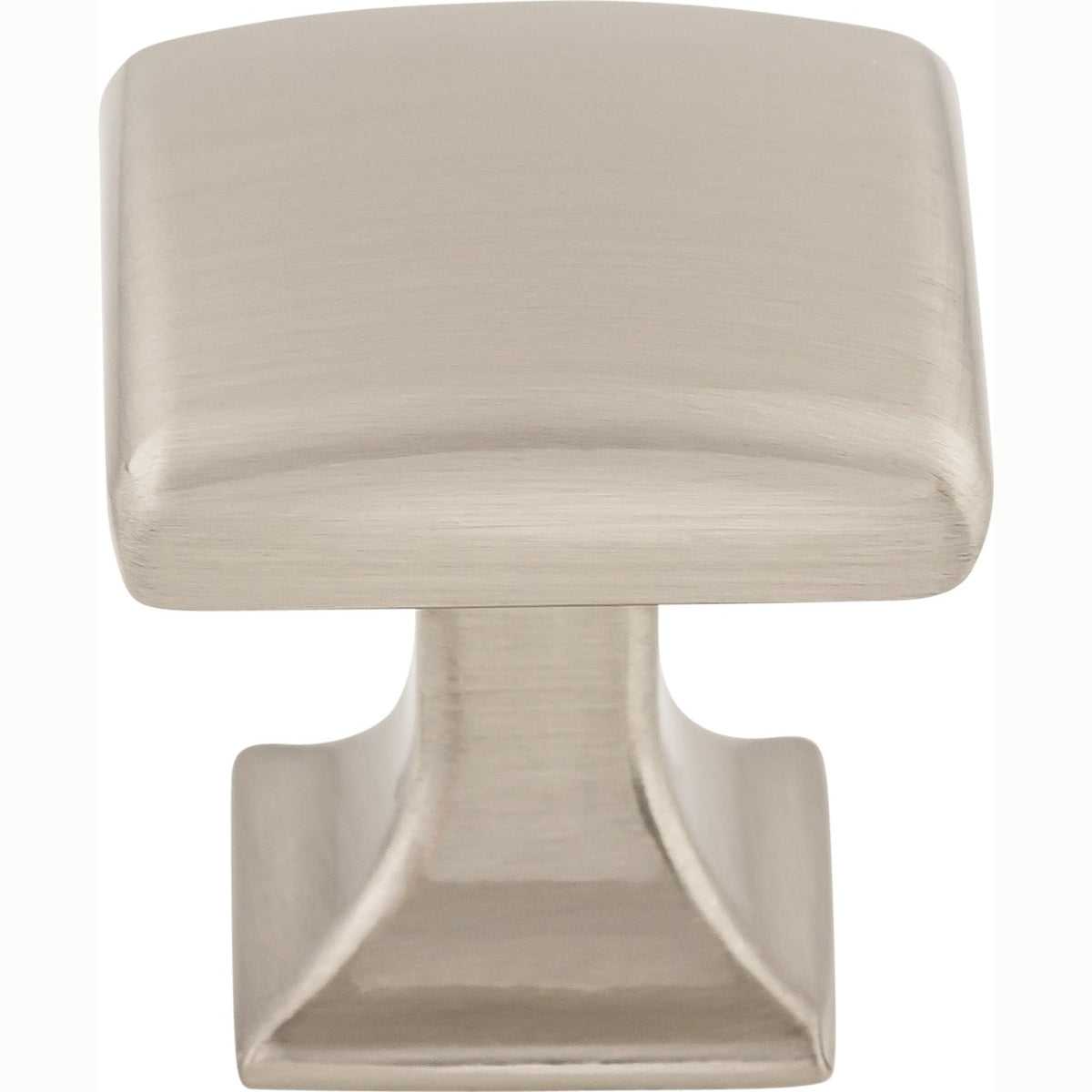Top Knobs Contour Series 1-1/8"L Knob, Brushed Satin Nickel