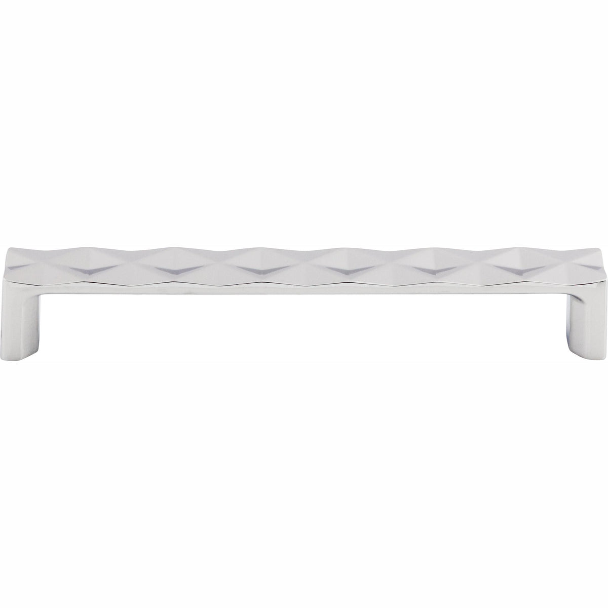 Top Knobs Quilted Series 6-5/16"(160mm) CC Pull, Polished Chrome