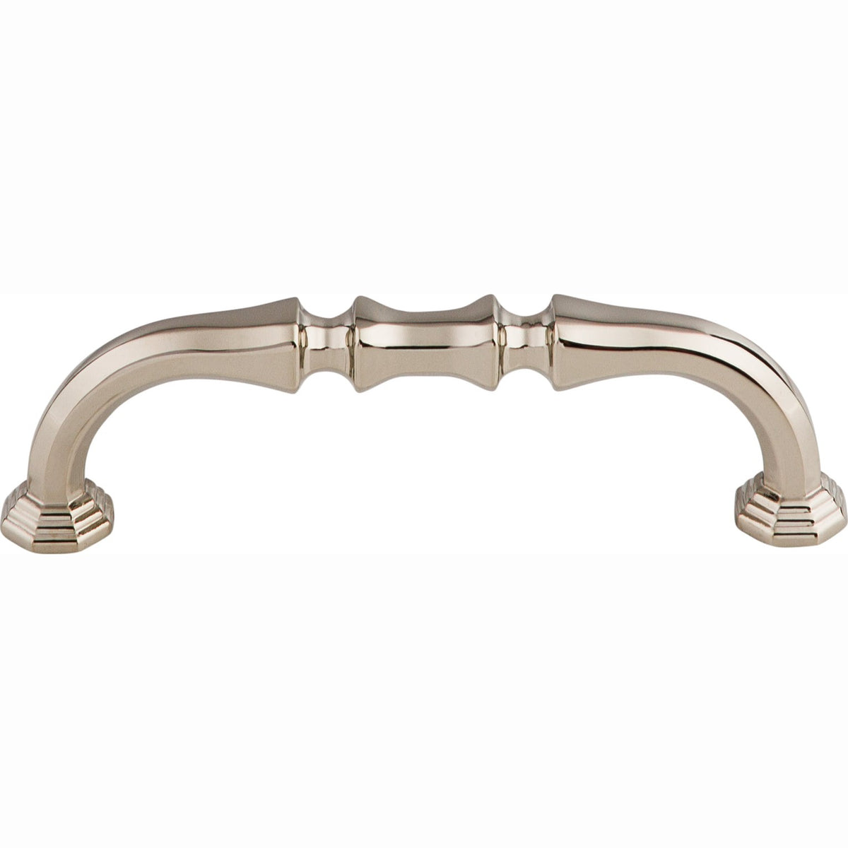 Top Knobs Chalet Series 3-3/4"(95mm) CC Pull, Polished Nickel