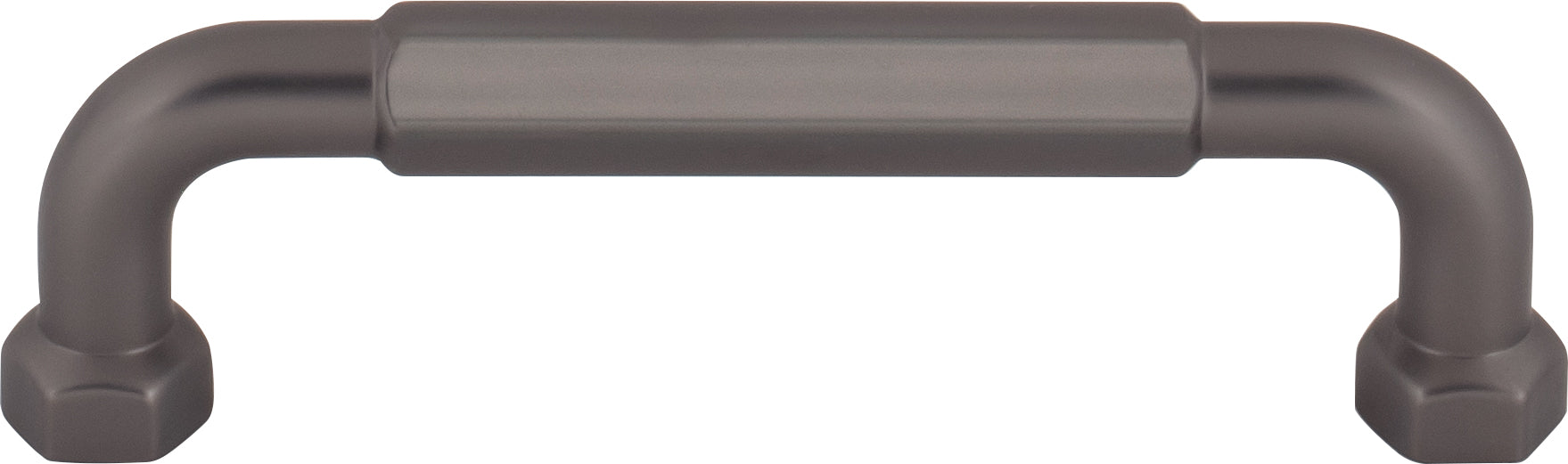 Top Knobs Dustin Series 3-3/4"(95mm) CC Pull, Ash Gray