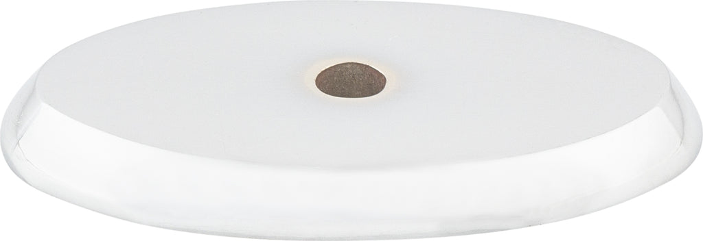Top Knobs Aspen II Backplate Series 1-3/4"L Oval, Polished Chrome