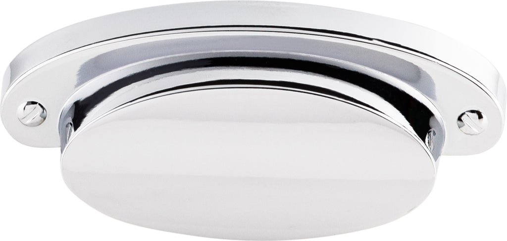 Top Knobs Dakota Series 2-9/16"(65mm) CC Cup Pull, Polished Chrome