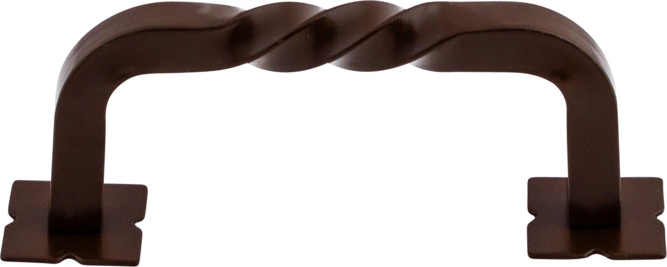 Top Knobs Square Twist Series 3"(76mm) CC Pull, Oil Rubbed Bronze