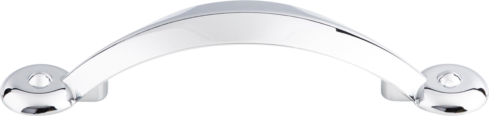 Top Knobs Angle Series 3"(76mm) CC Pull, Polished Chrome