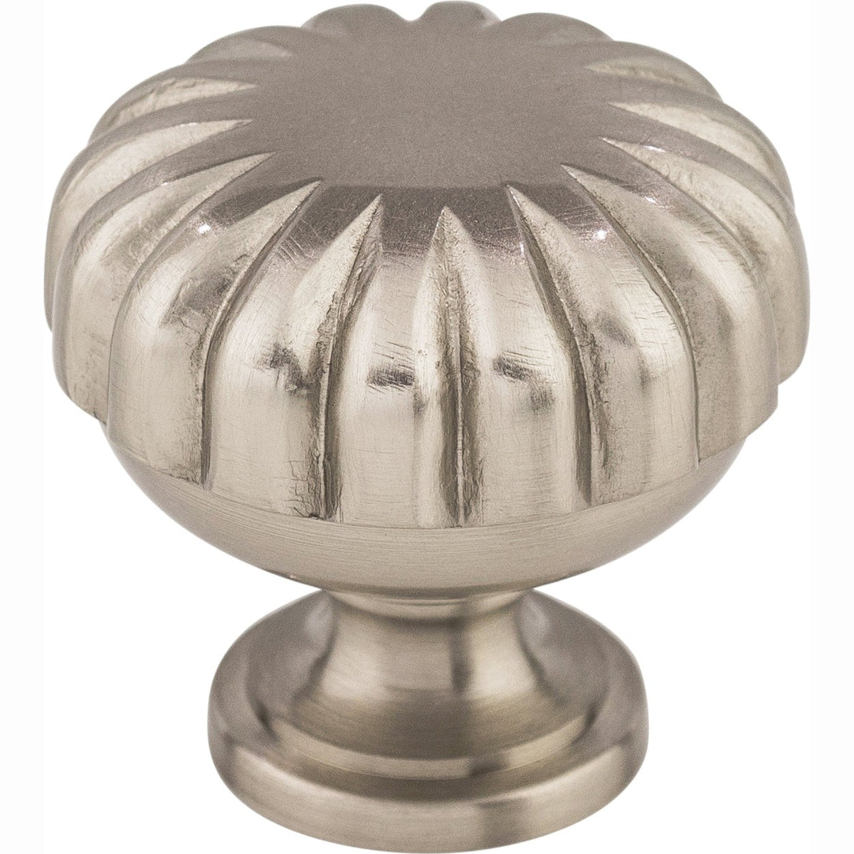 Top Knobs Melon Series 1-1/4"L Knob, Brushed Satin Nickel
