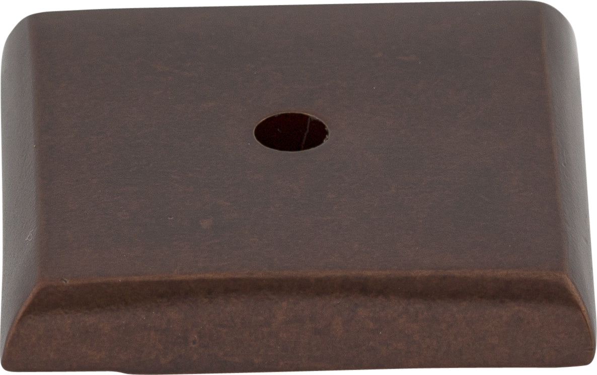 Top Knobs Aspen Backplates Series 1-1/4"L Square, Mahogany Bronze