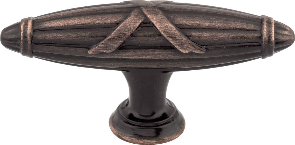 Top Knobs Ribbon & Reed Series 2-3/4"L Knob, Tuscan Bronze