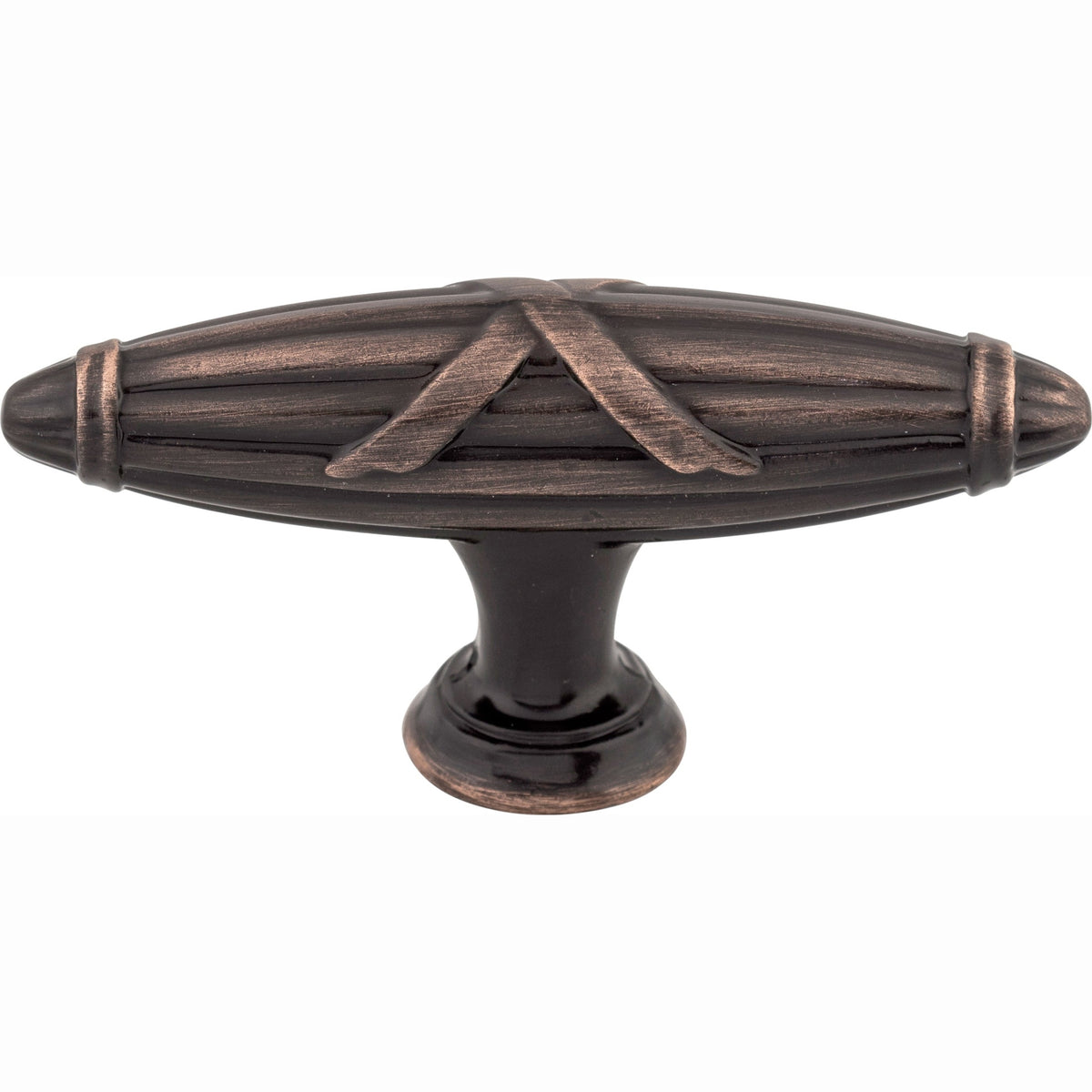 Top Knobs Ribbon & Reed Series 2-3/4"L Knob, Tuscan Bronze