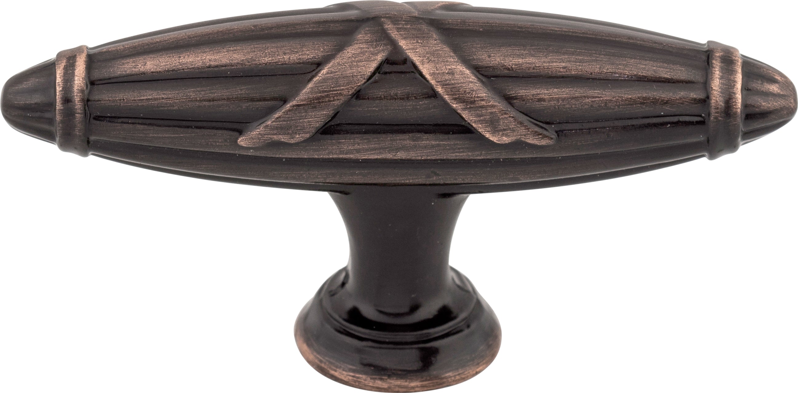 Top Knobs Ribbon & Reed Series 2-3/4"L Knob, Tuscan Bronze