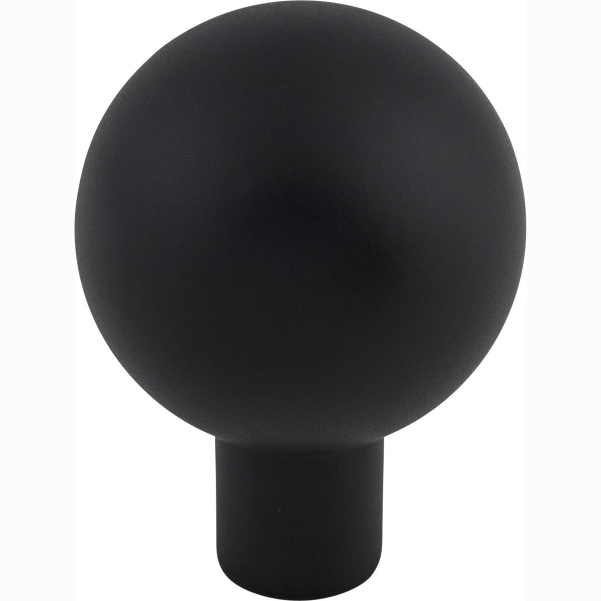 Top Knobs Brookline Series 1"L Knob, Flat Black